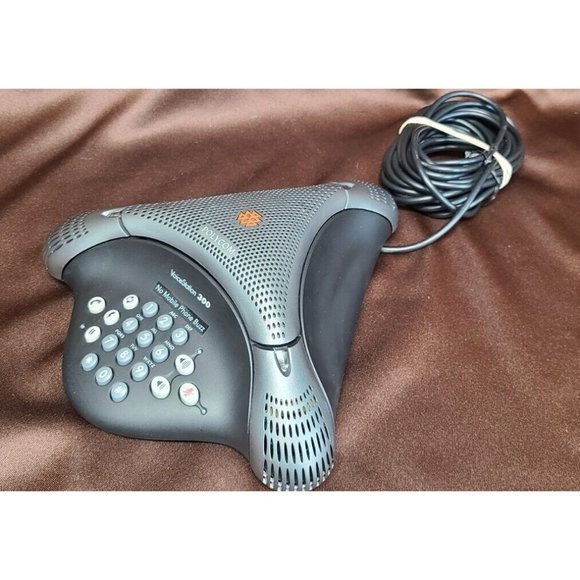 Polycom VoiceStation 300 Conference Phone w/ Cables Preowned Untested - Picture 4 of 7